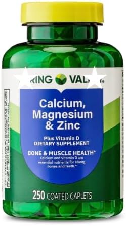 Calcium Magnesium Zinc with Vitamin D3 250 Caplets N868