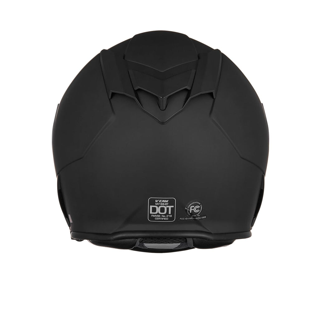 Bluetooth Integrated Full Face Motorcycle Helmet with Dual Visor V20447
