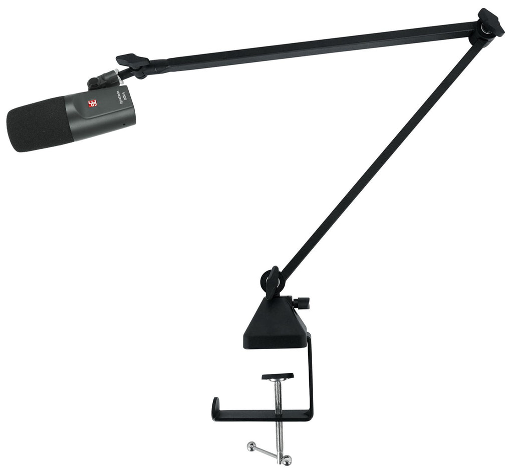Front-Addressed Broadcast Podcast Microphone with Boom Arm and Desk Clamp Z588037