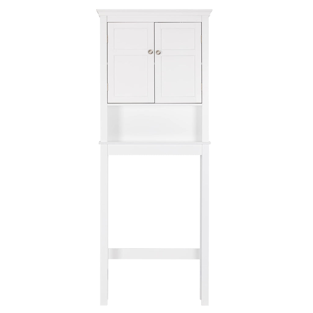 Over the Toilet Storage Cabinet with Doors and Adjustable Shelf I618944