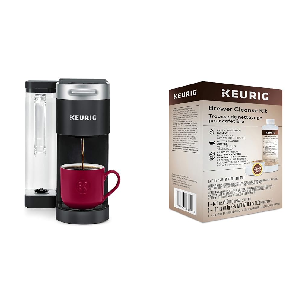 Single Serve K-Cup Pod Coffee Maker & Cleanse Kit I77765