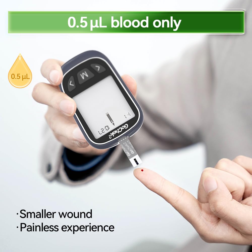 Blood Glucose Monitor Kit 100 Strips & Lancets Y552091