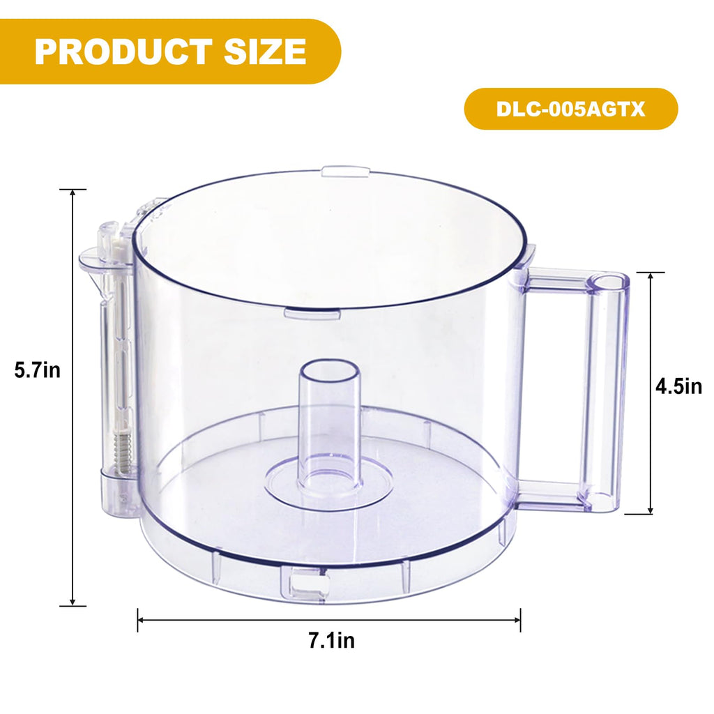 14-Cup Food Processor Work Bowl with Gray Handle I941