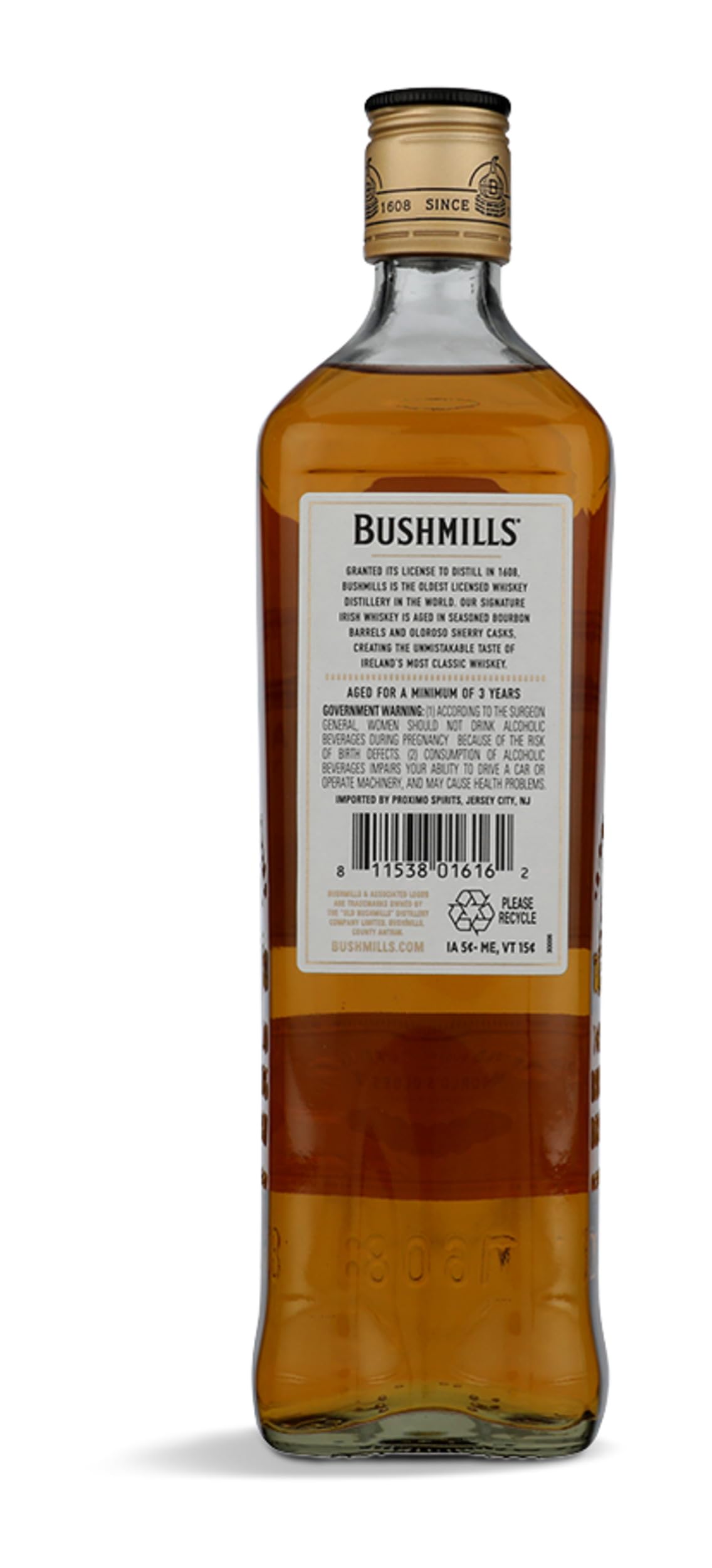 Irish Whiskey 750ml O9248