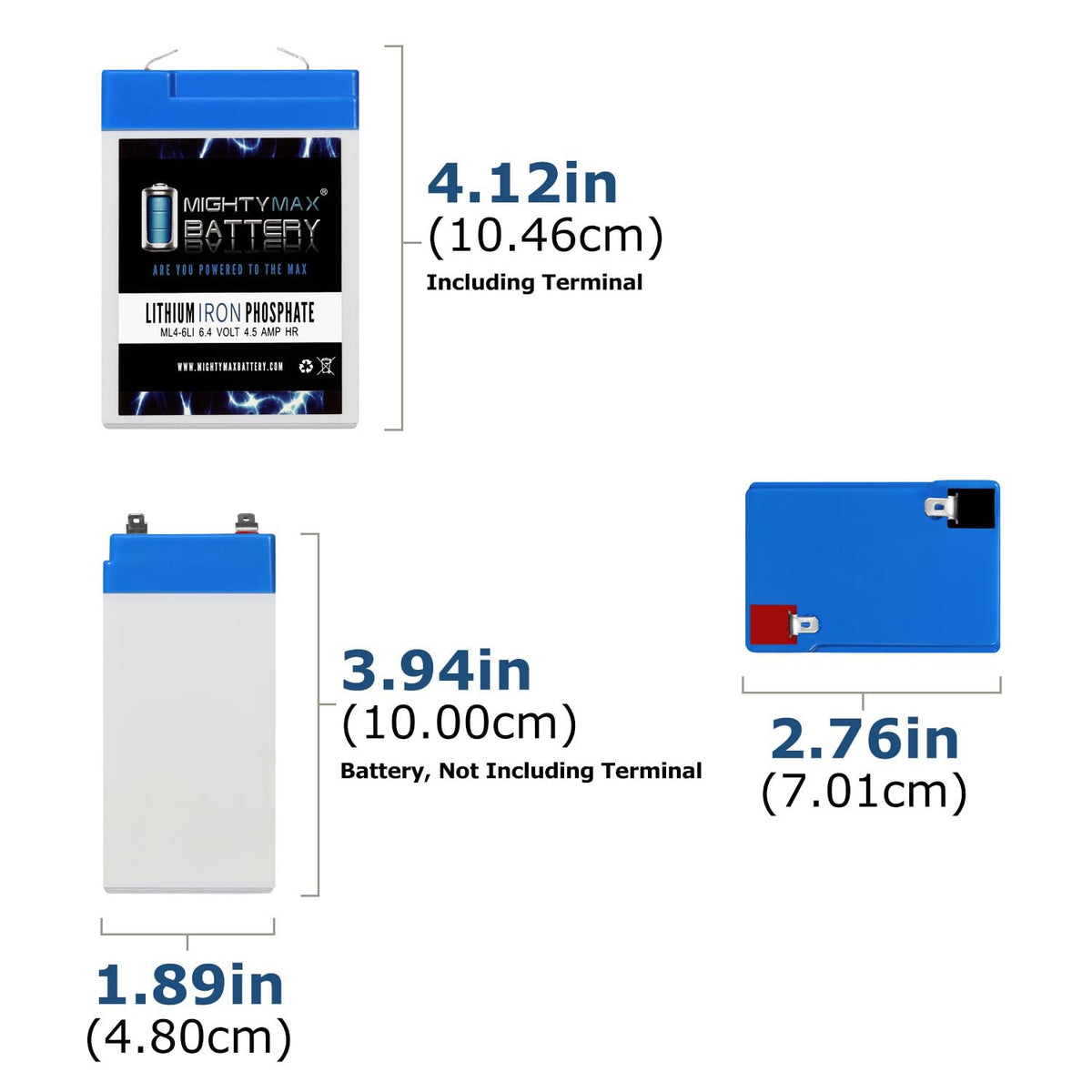 6V 4.5AH Lithium Replacement Battery R414