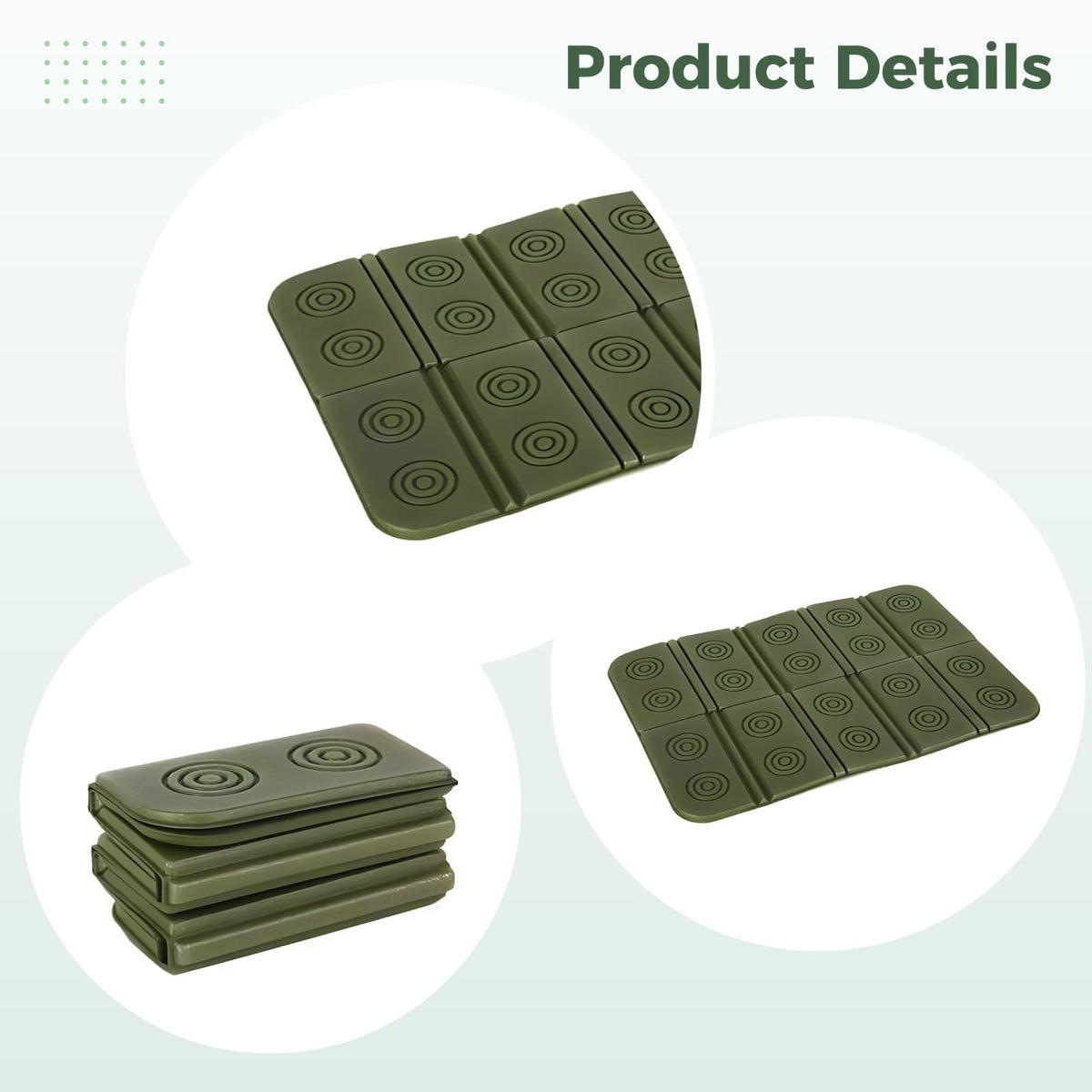 2 Pcs Waterproof Folding Foam Mats H2470