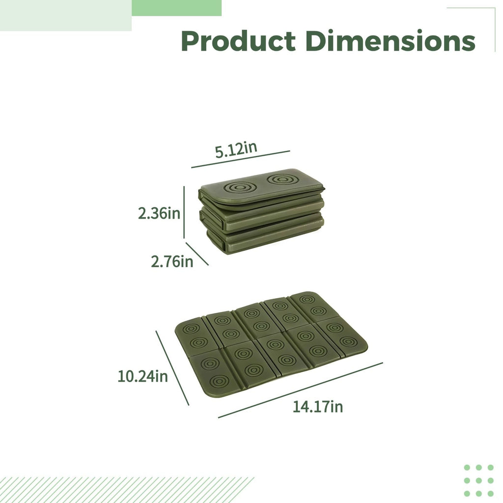 2 Pcs Waterproof Folding Foam Mats H2470