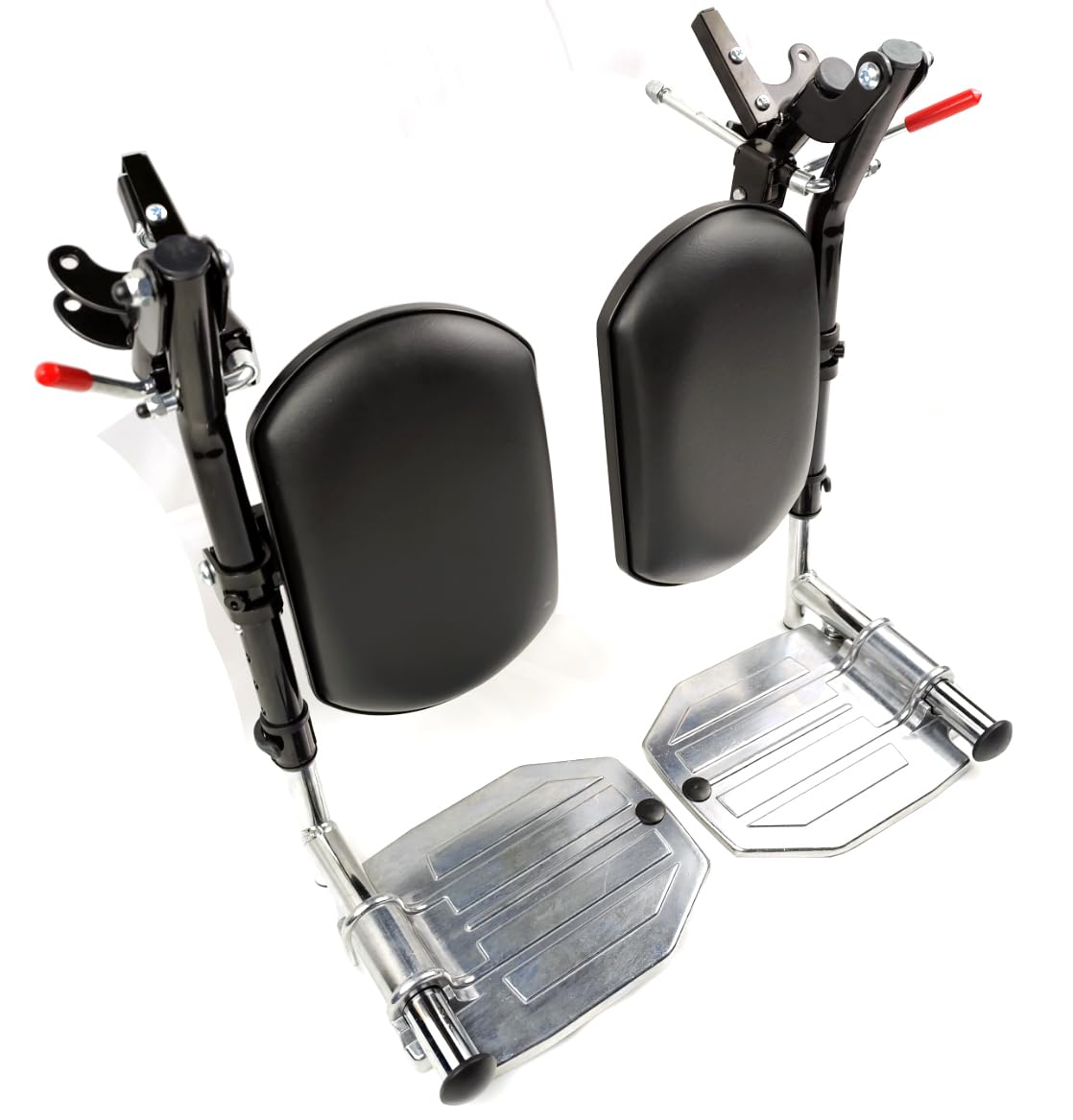 Heavy Duty Wheelchair Elevating Leg Rest with Calf Pad, Black K931