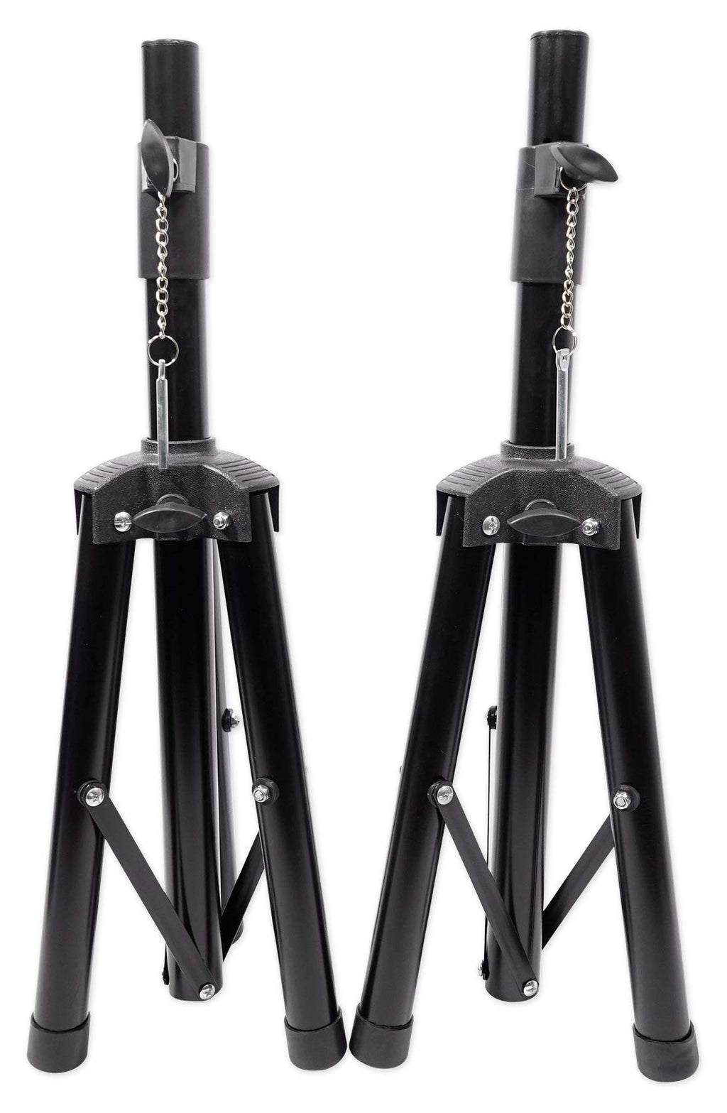 Powered PA Speaker Package with Mic Stands Cables H7006