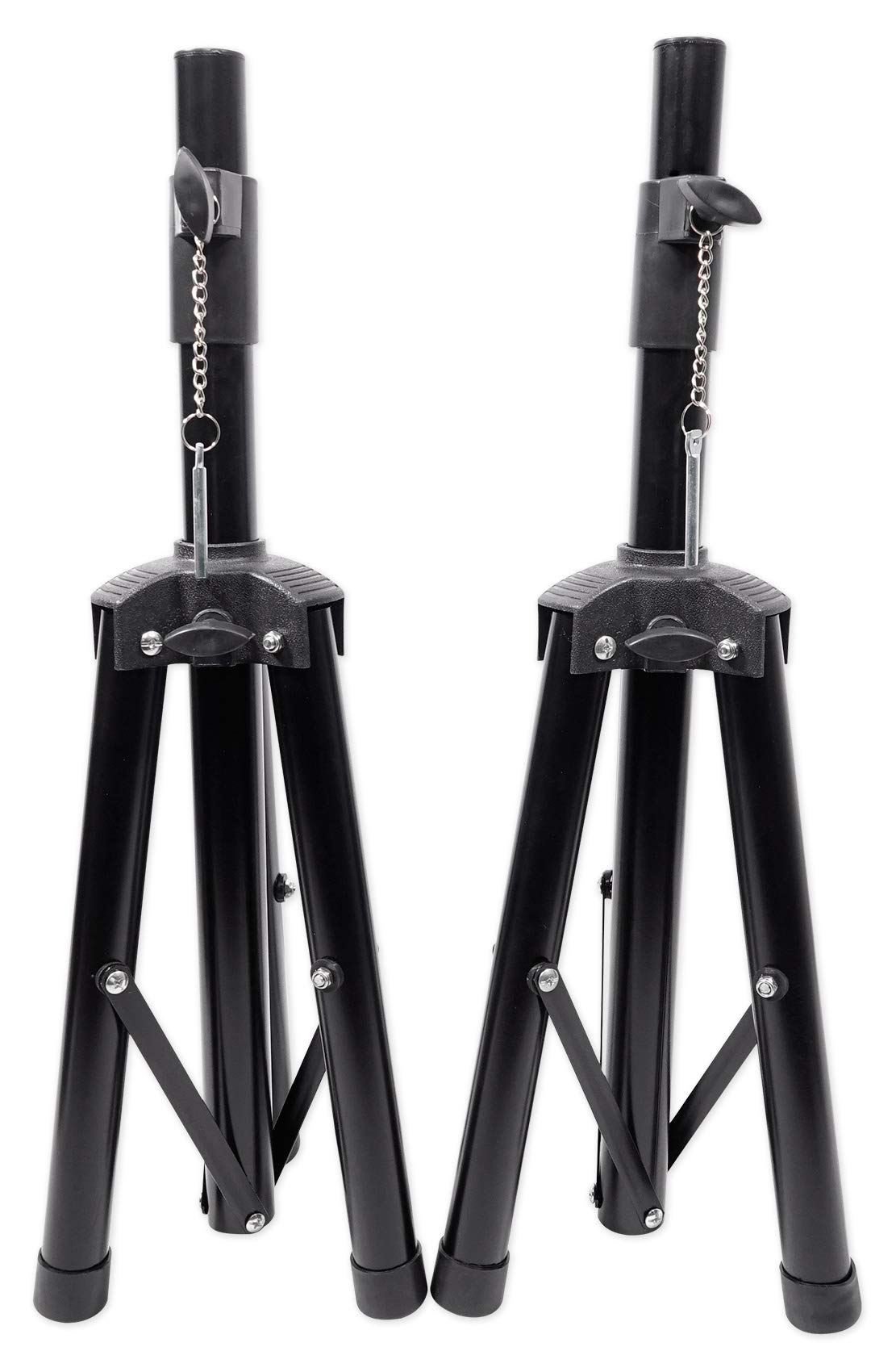 Powered PA Speaker Package with Mic Stands Cables H7006