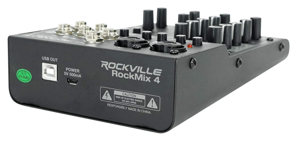 4-Channel Pro Recording Mixer with USB Interface A643014