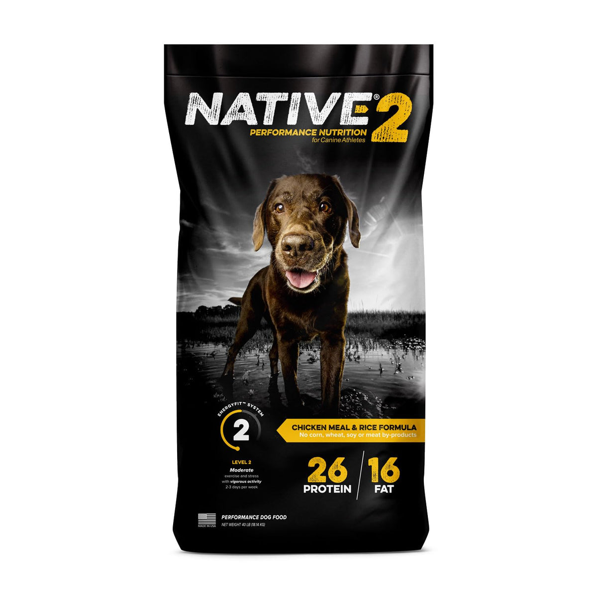 Chicken Meal and Rice Dog Food 40 Pound Bag Z87747