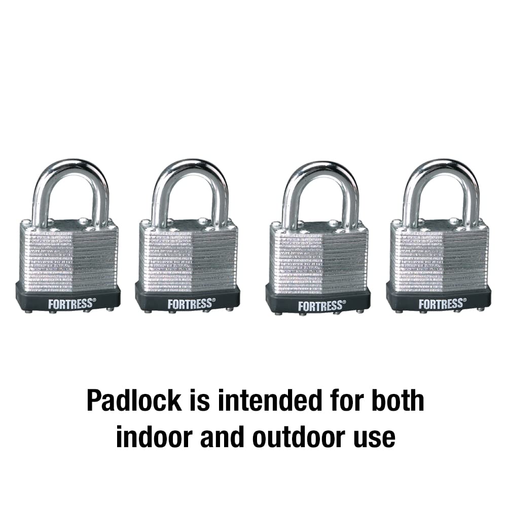 Laminated Steel Padlock 4-Pack Q259