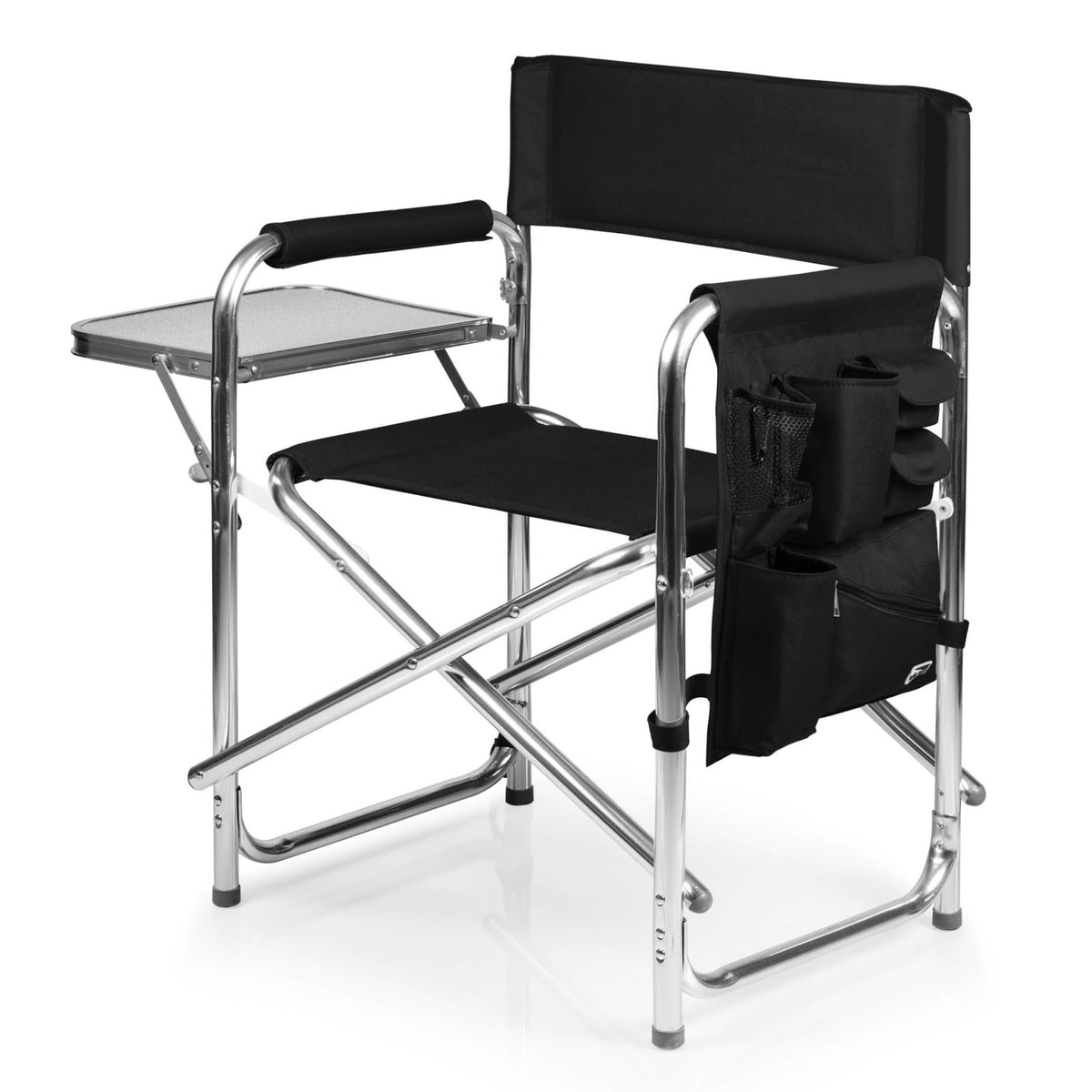 Lightweight Aluminum Folding Outdoor Camping Chair with Side Table P32358