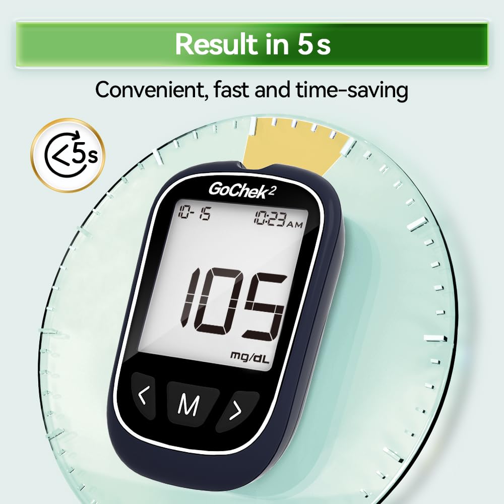 Blood Glucose Monitor Kit 100 Strips & Lancets Y552091