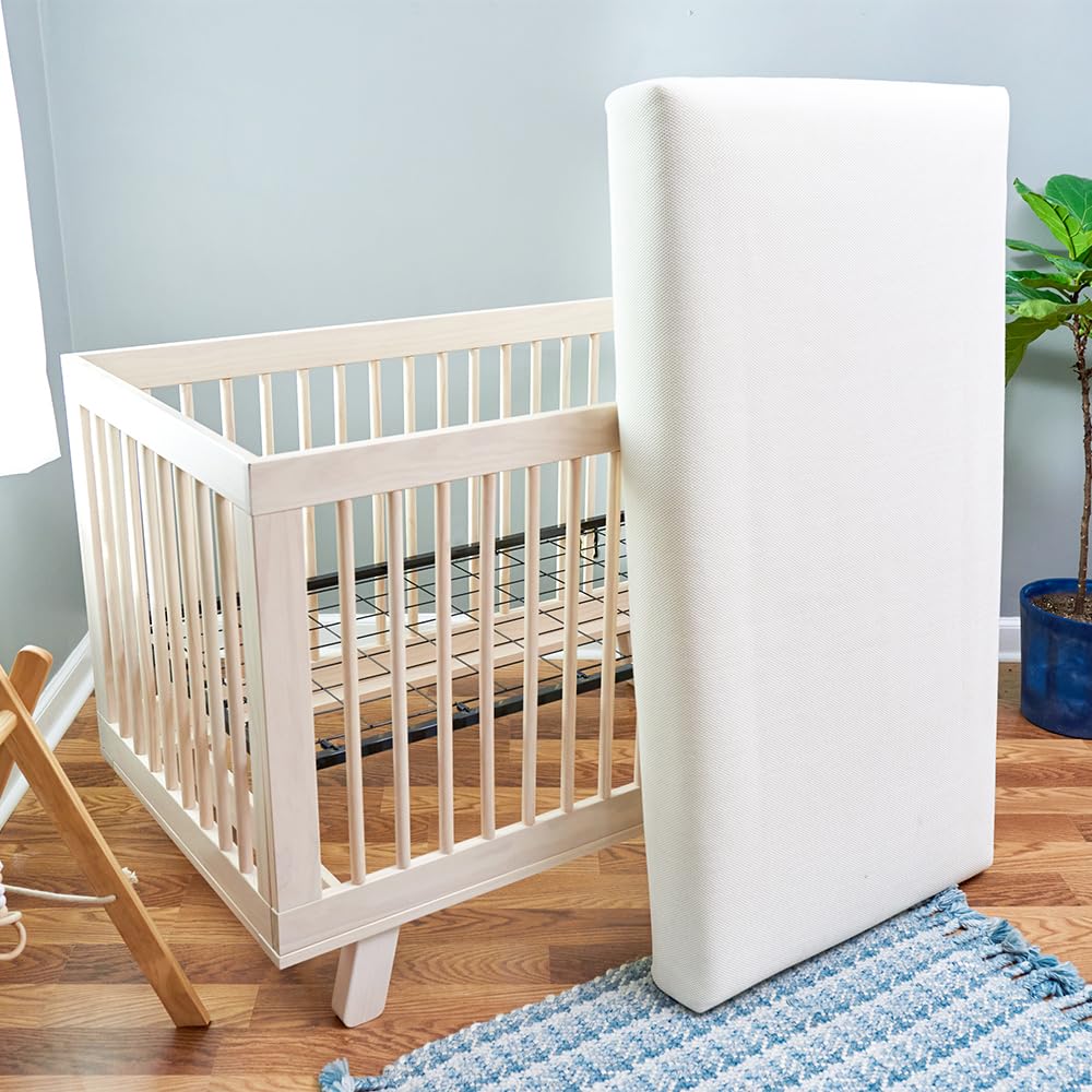 Organic 2-Stage 144 Coil Crib Mattress with Protector Pad D569580