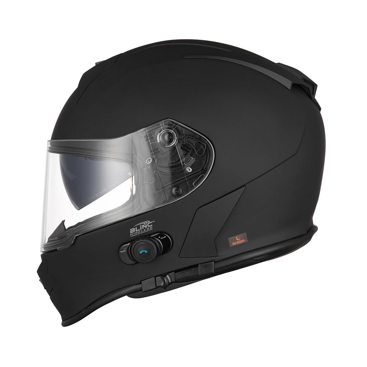 Bluetooth Integrated Full Face Motorcycle Helmet with Dual Visor V20447