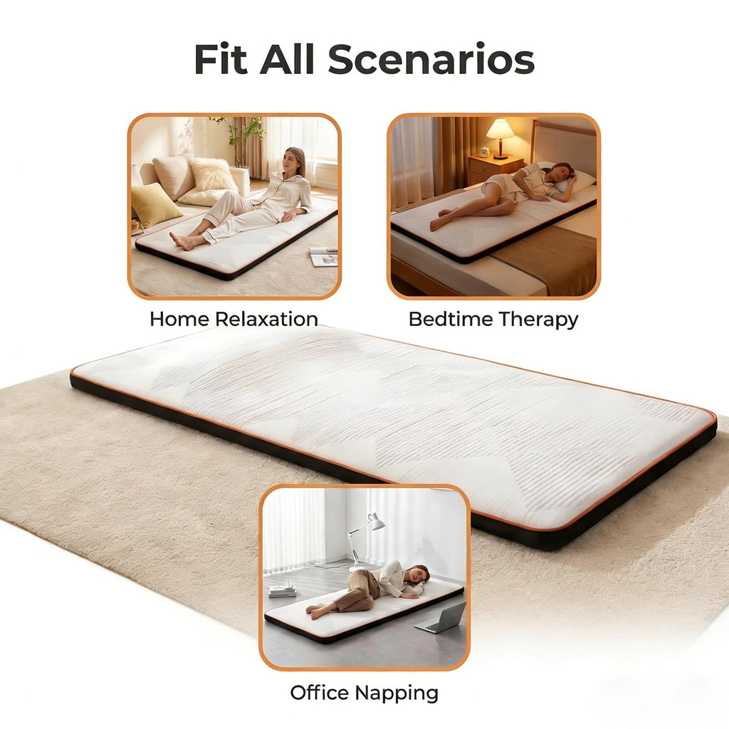 White Heated Full Body Massage Mat T33633