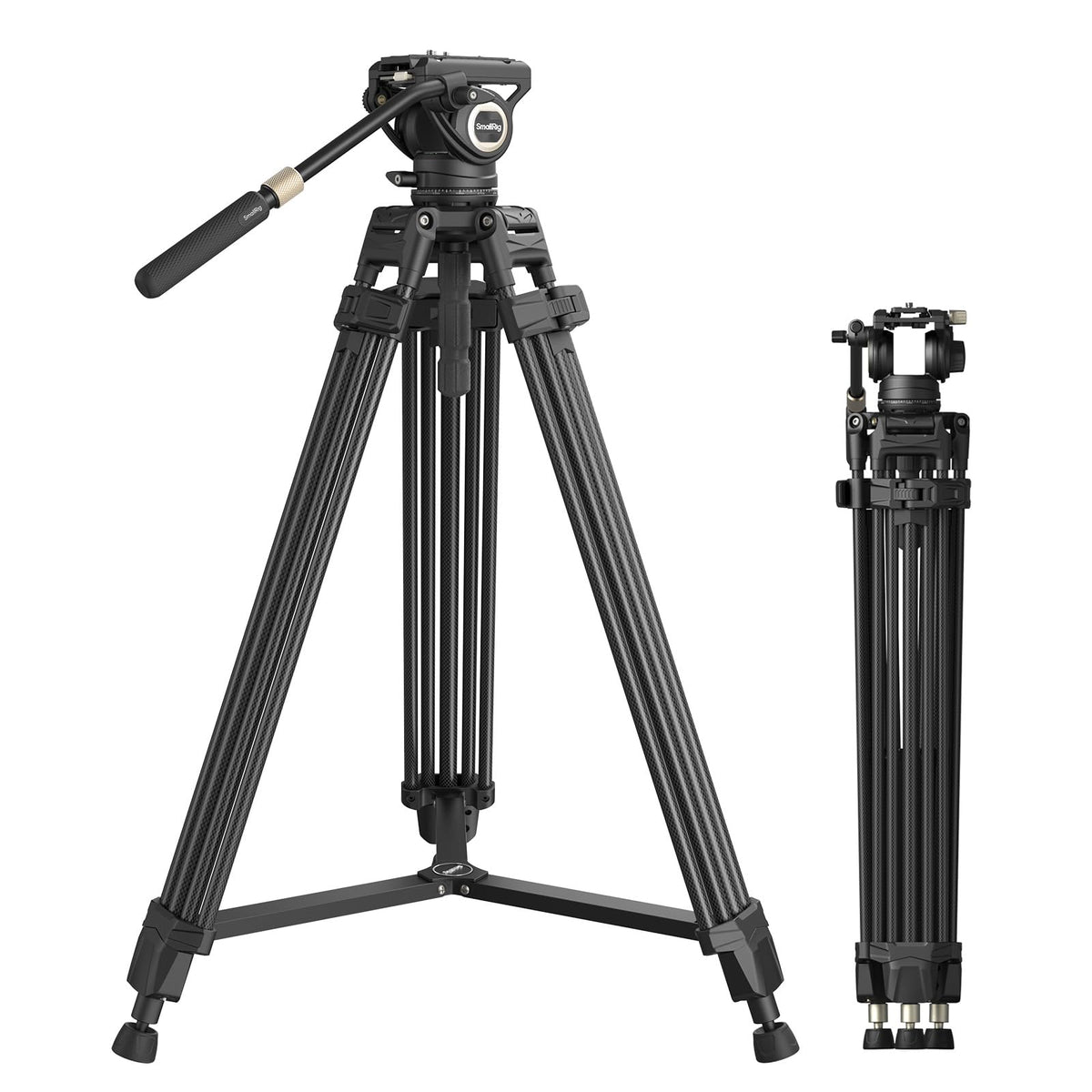 Carbon Fiber Tripod with Fluid Head V6178