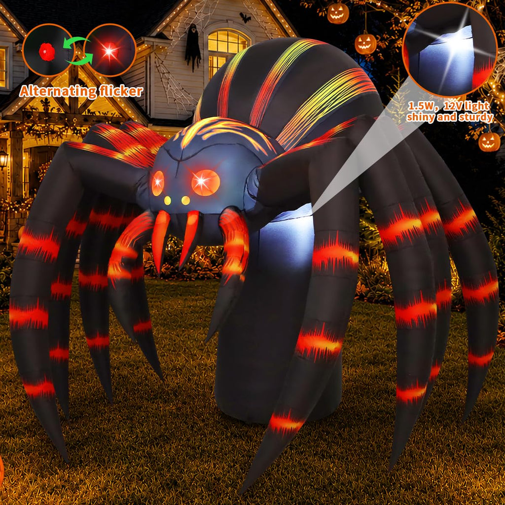 7FT Halloween Inflatables Yard Decor with LEDs R7396