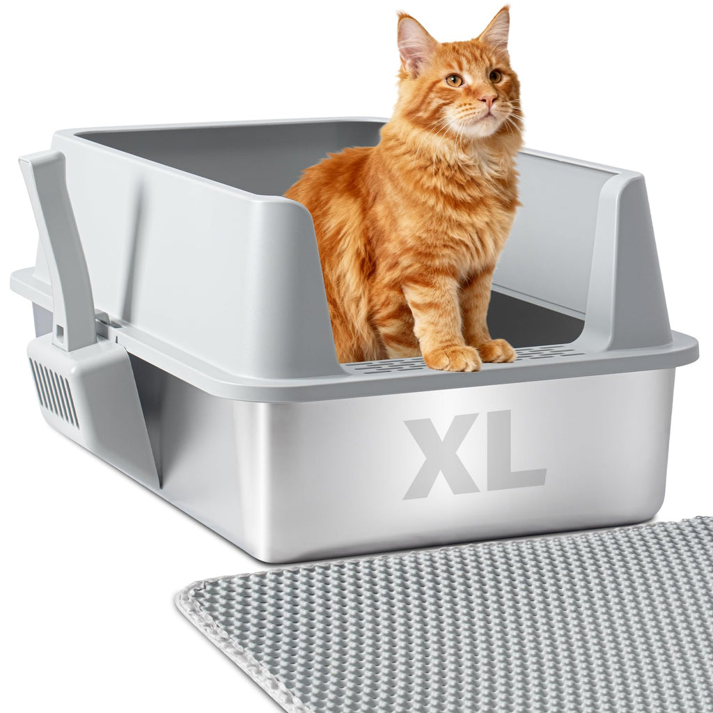Stainless Steel XL Litter Box with Lid G296198