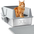 Stainless Steel XL Litter Box with Lid G296198