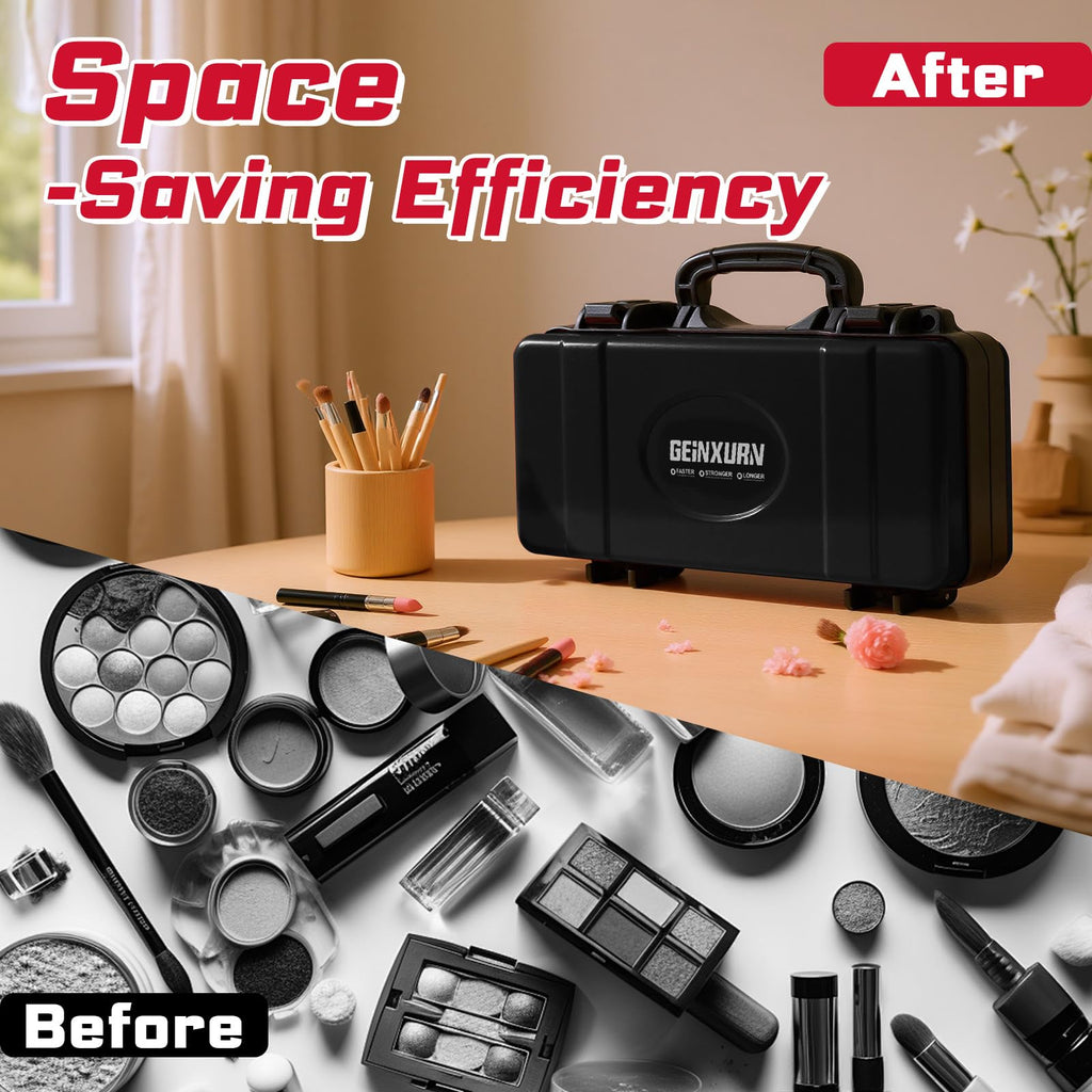 Black Steel Tool Box with Safety Latch and Handle F777139