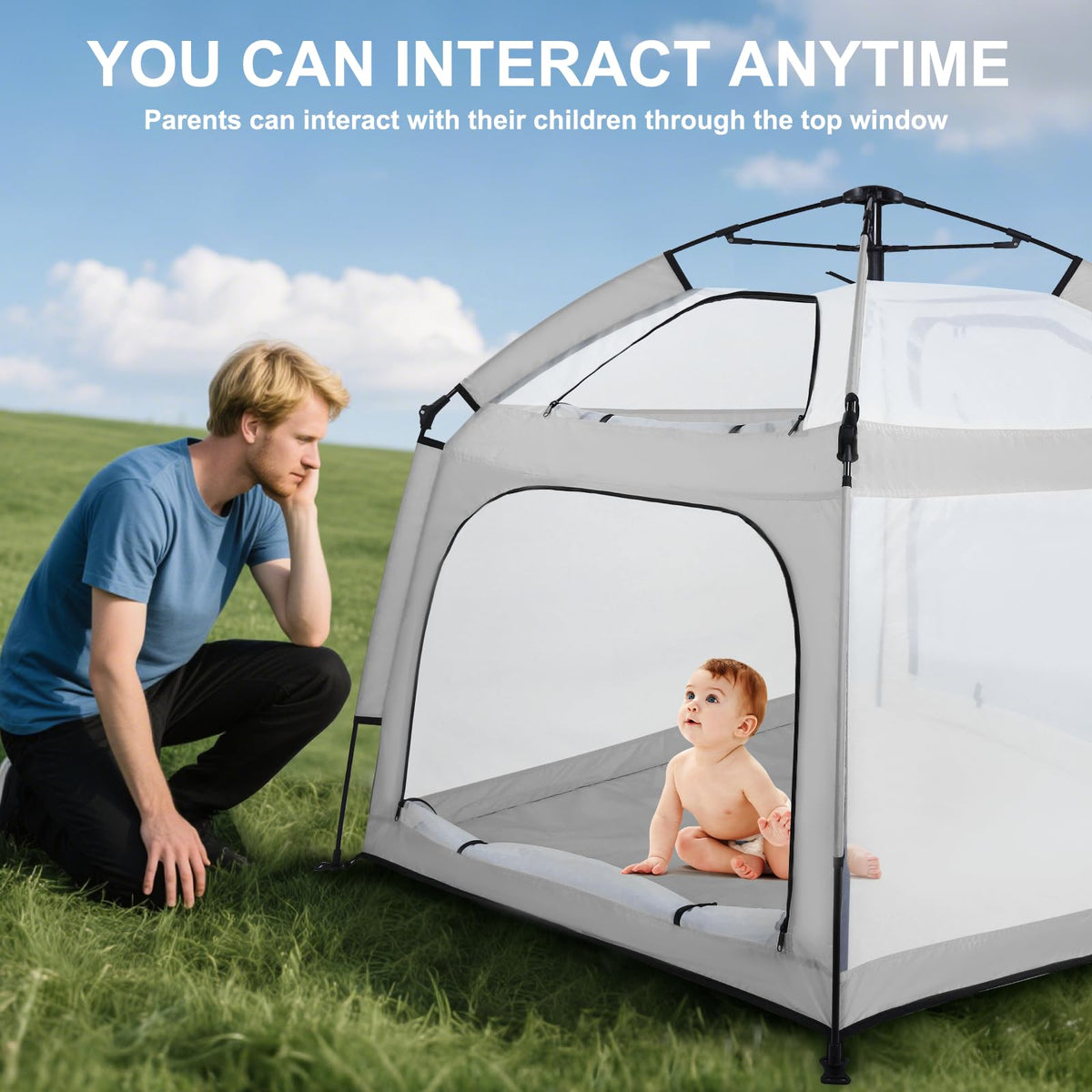 Baby Playpen with Canopy M347058