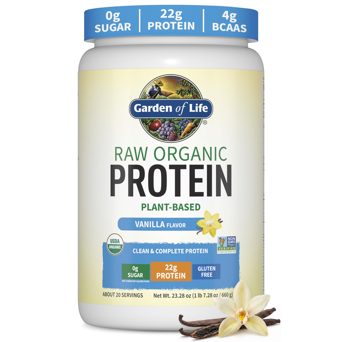 Organic Vegan Vanilla Protein Powder R635310