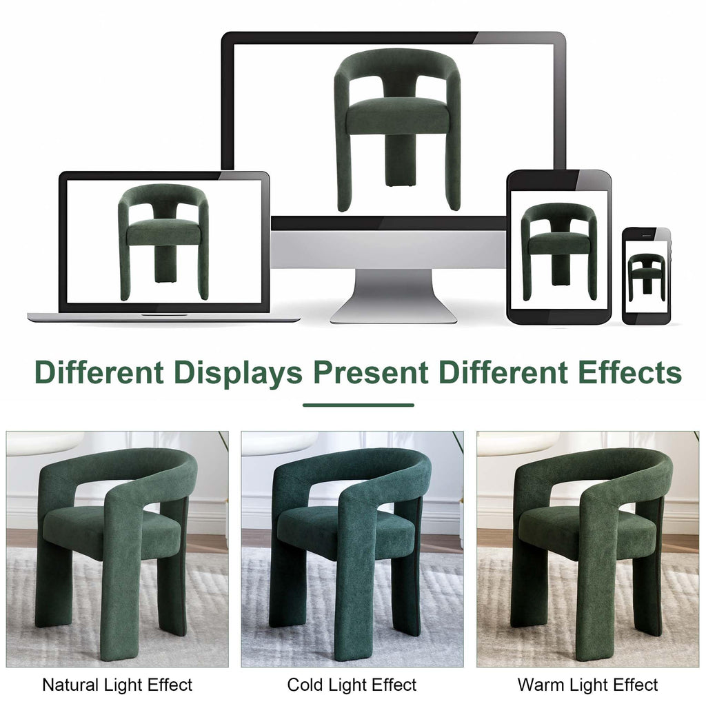 Green Upholstered Dining Chairs Set of 2 D409657
