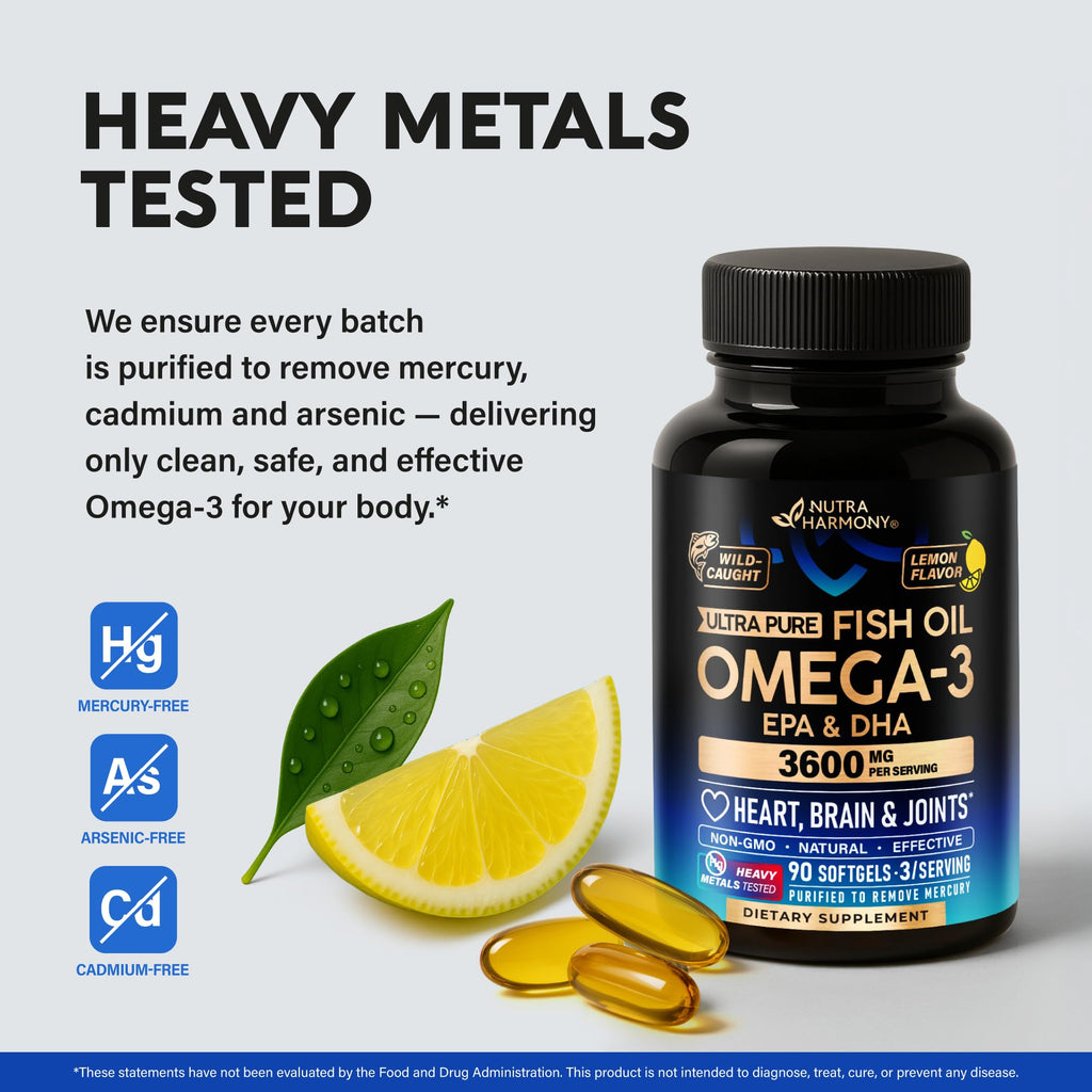 Omega 3 Fish Oil 3600 mg 90 Softgels A87468