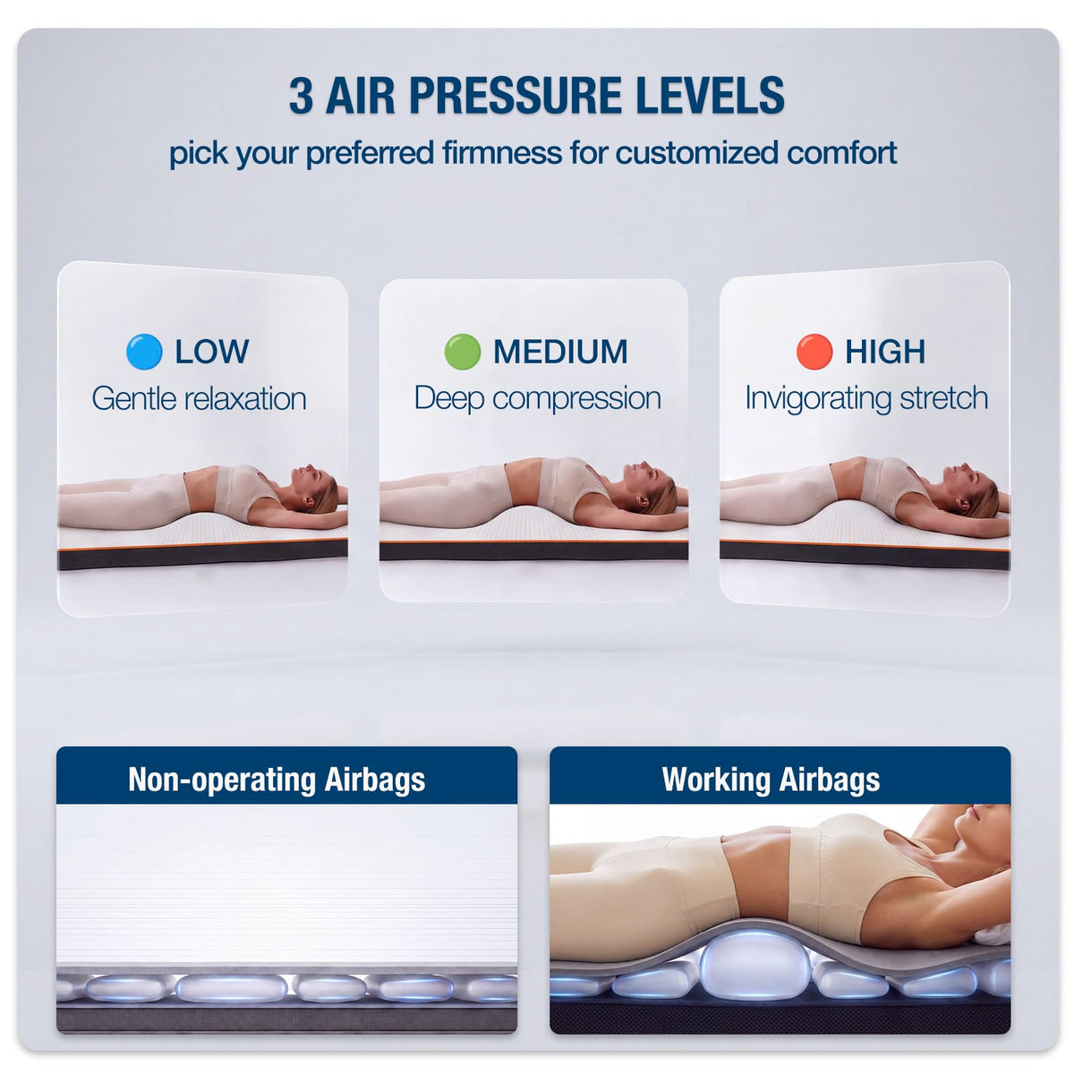 White Heated Full Body Massage Mat T33633