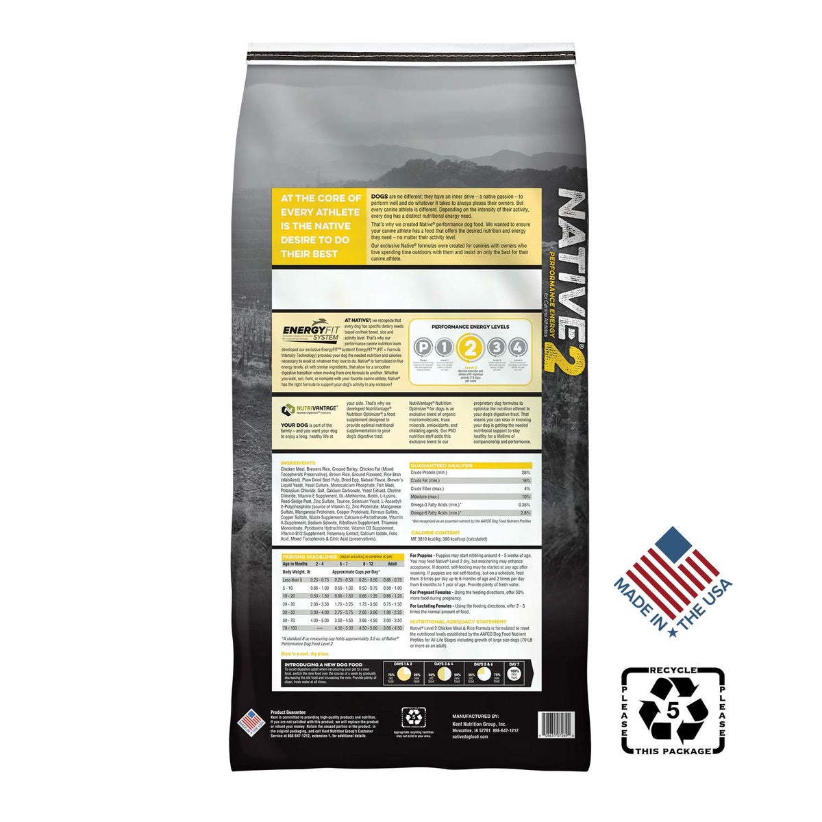 Chicken Meal and Rice Dog Food 40 Pound Bag Z87747