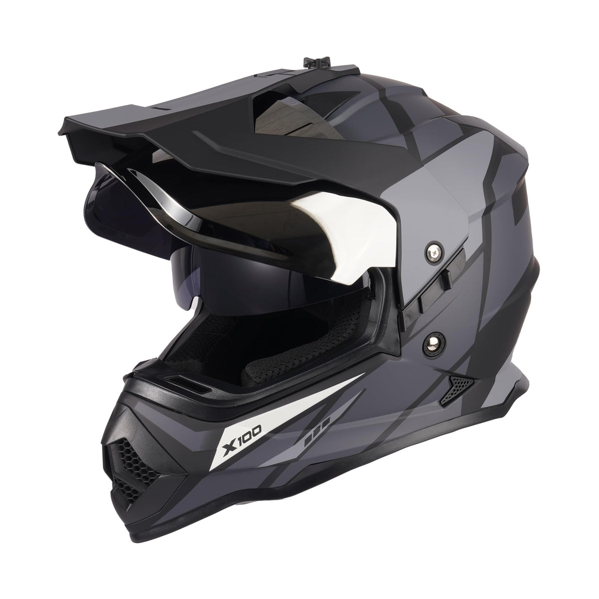DOT Certified Dual Visor Motorcycle Helmet K220