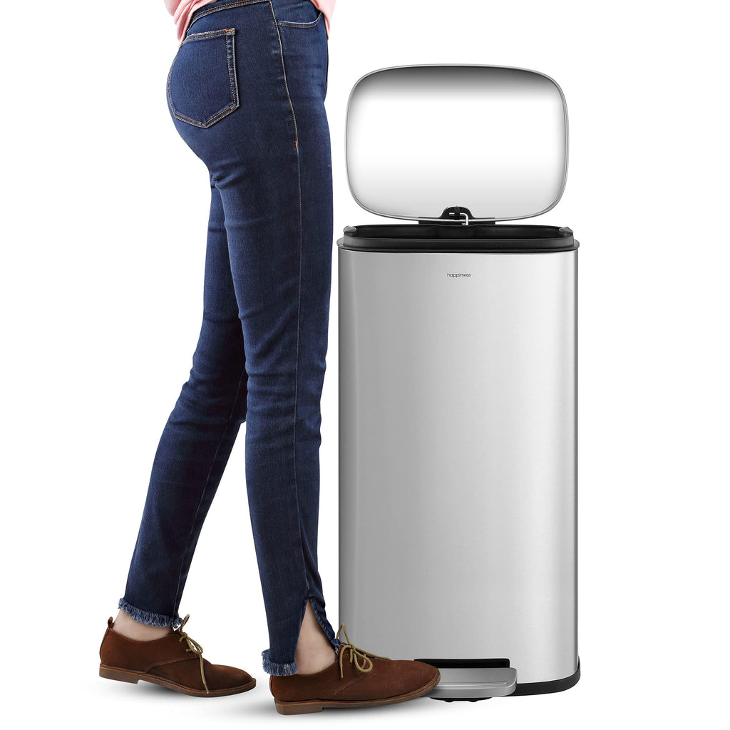 8 Gal Step Trash Can Soft Close 25" B116940