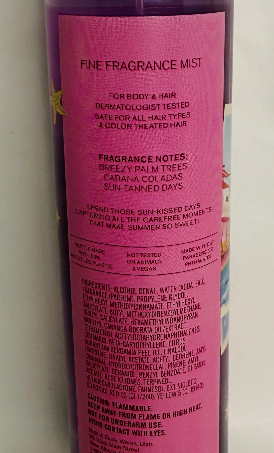 Fine Fragrance Mist V48849
