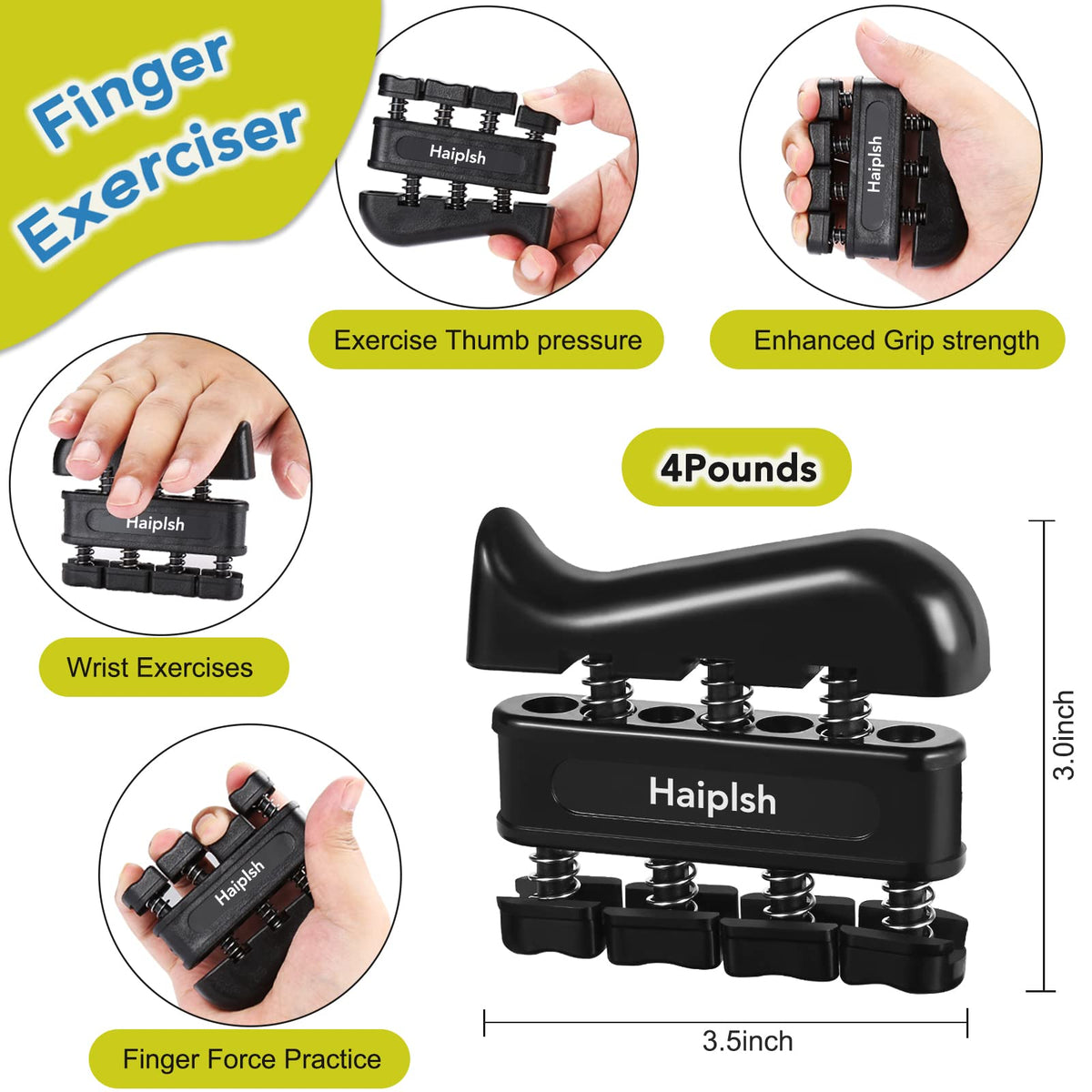 5 Pack Silicone Hand Grip Strengthener Kit Q192