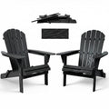 Folding Solid Cedar Wood Adirondack Chair S20053