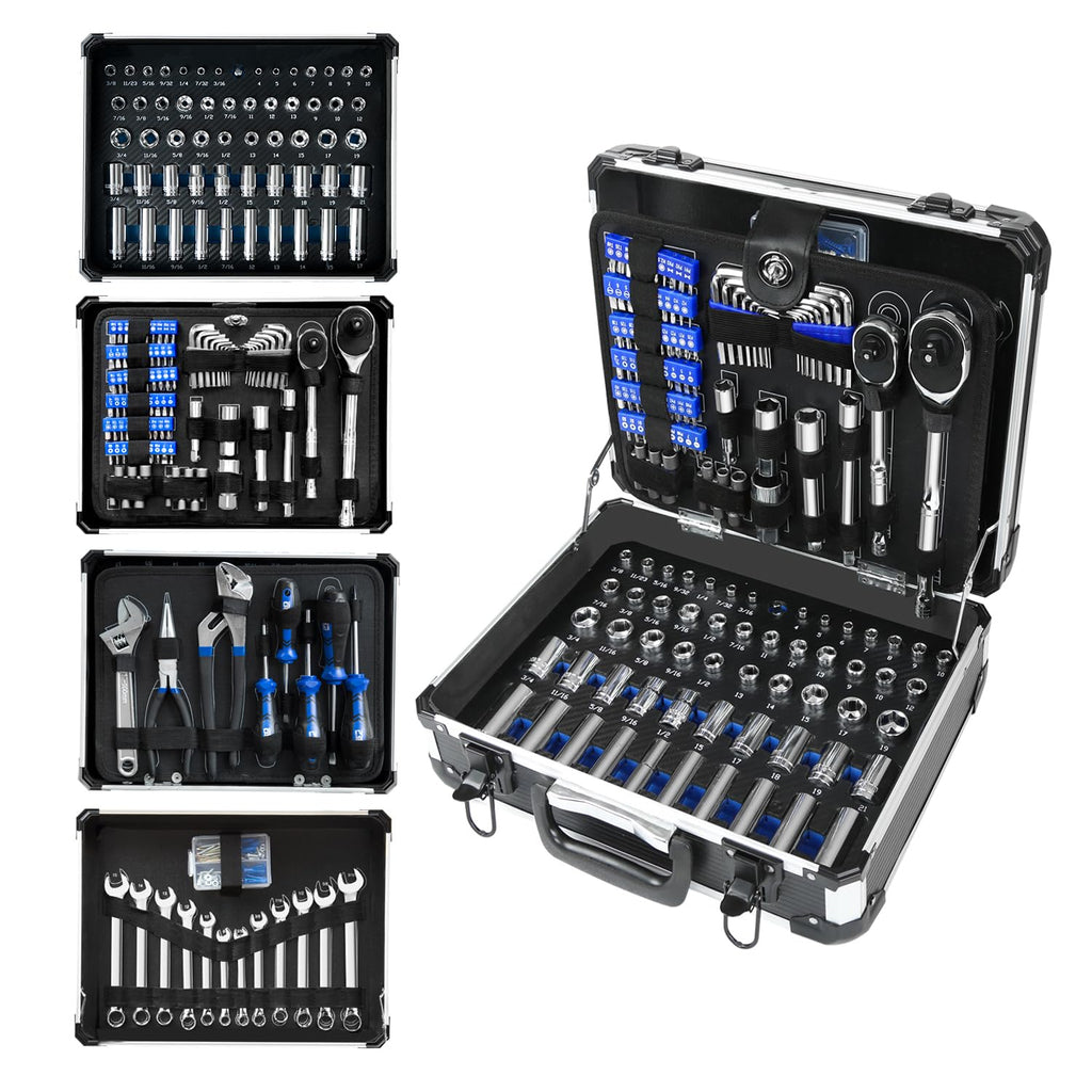 240-Pieces Mechanic Tool Set with Aluminium Tool Box K780