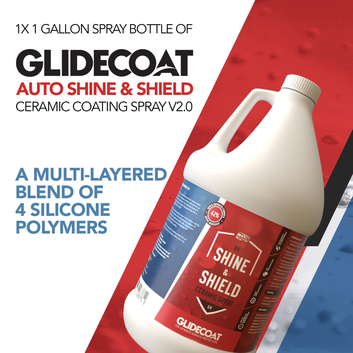 1 Gallon RV Spray Wax Silica Coating A341