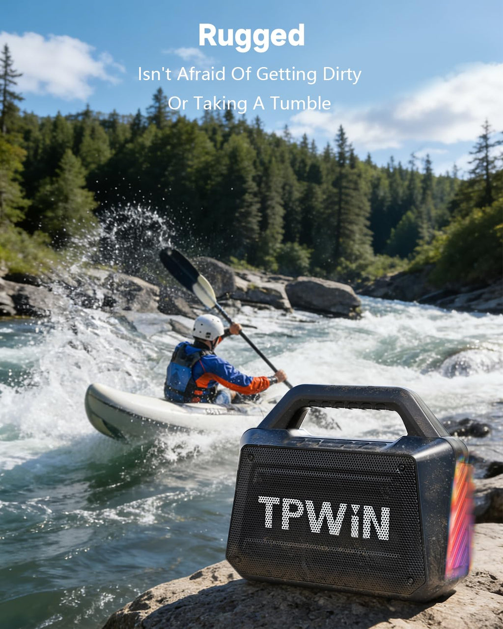 80W IPX6 Waterproof Portable Bluetooth Speaker Z98950