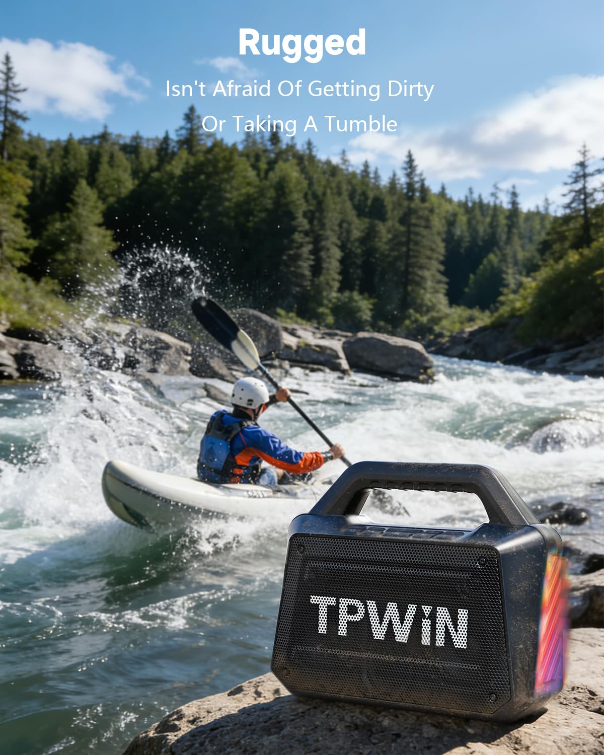 80W IPX6 Waterproof Portable Bluetooth Speaker Z98950