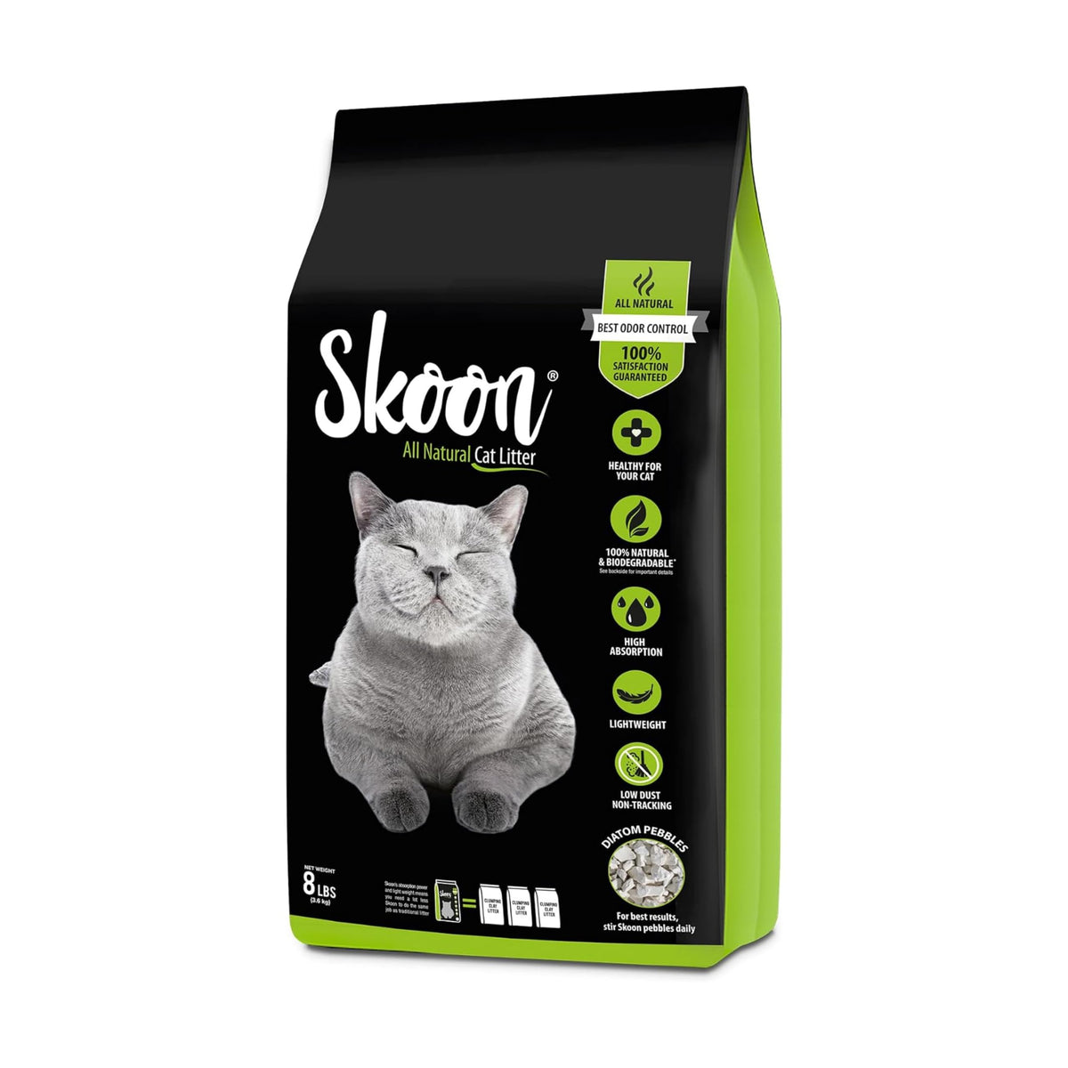 All Natural Unscented Cat Litter 8 lbs X304566