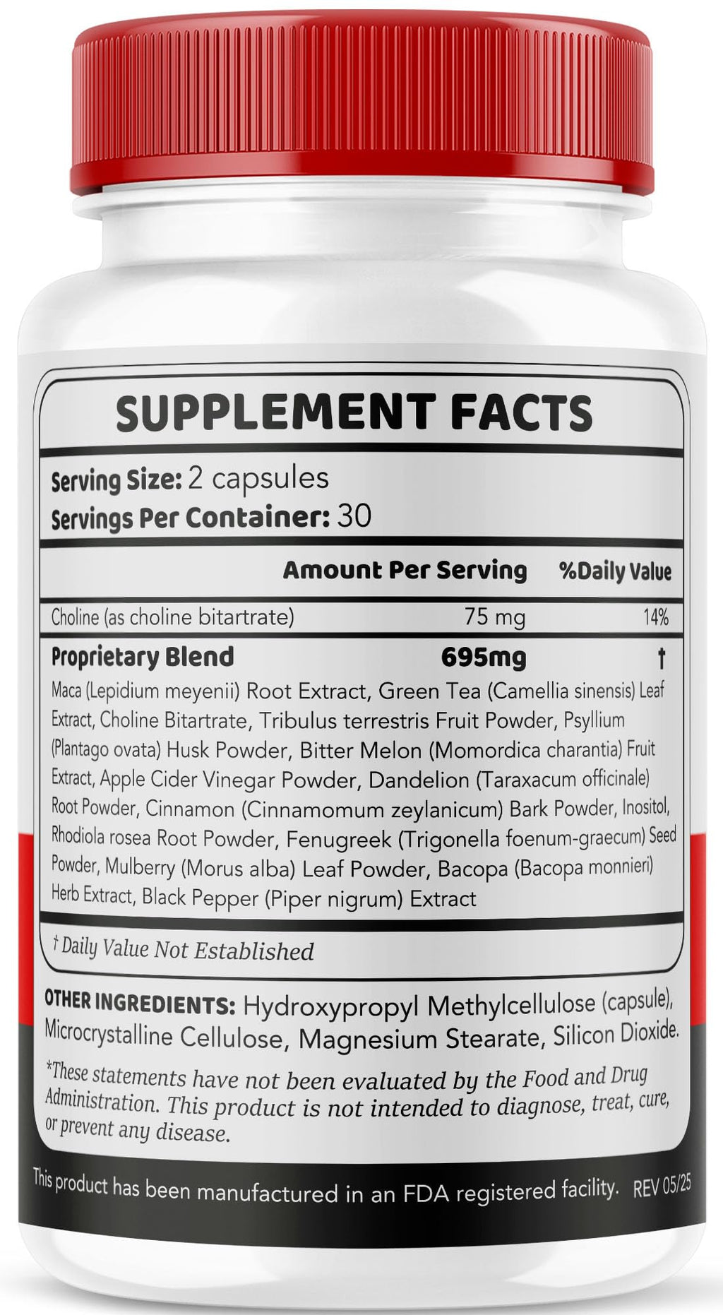 120 Capsules Supplement Pills L4155