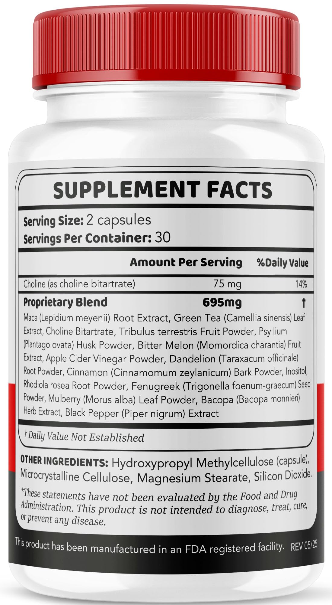 120 Capsules Supplement Pills L4155