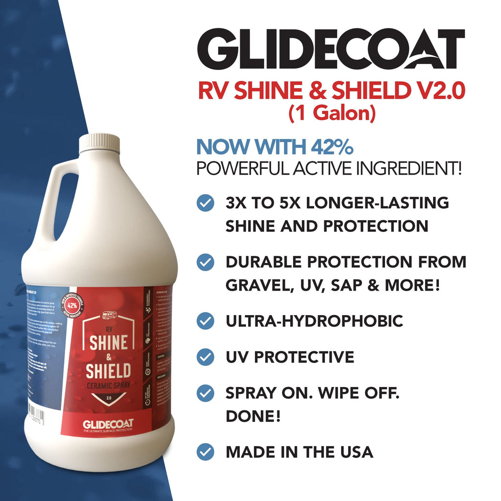 1 Gallon RV Spray Wax Silica Coating A341