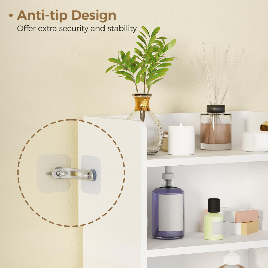 White 2 Door Bathroom Storage Cabinet X78239
