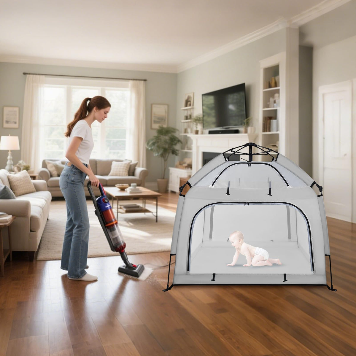Baby Playpen with Canopy M347058