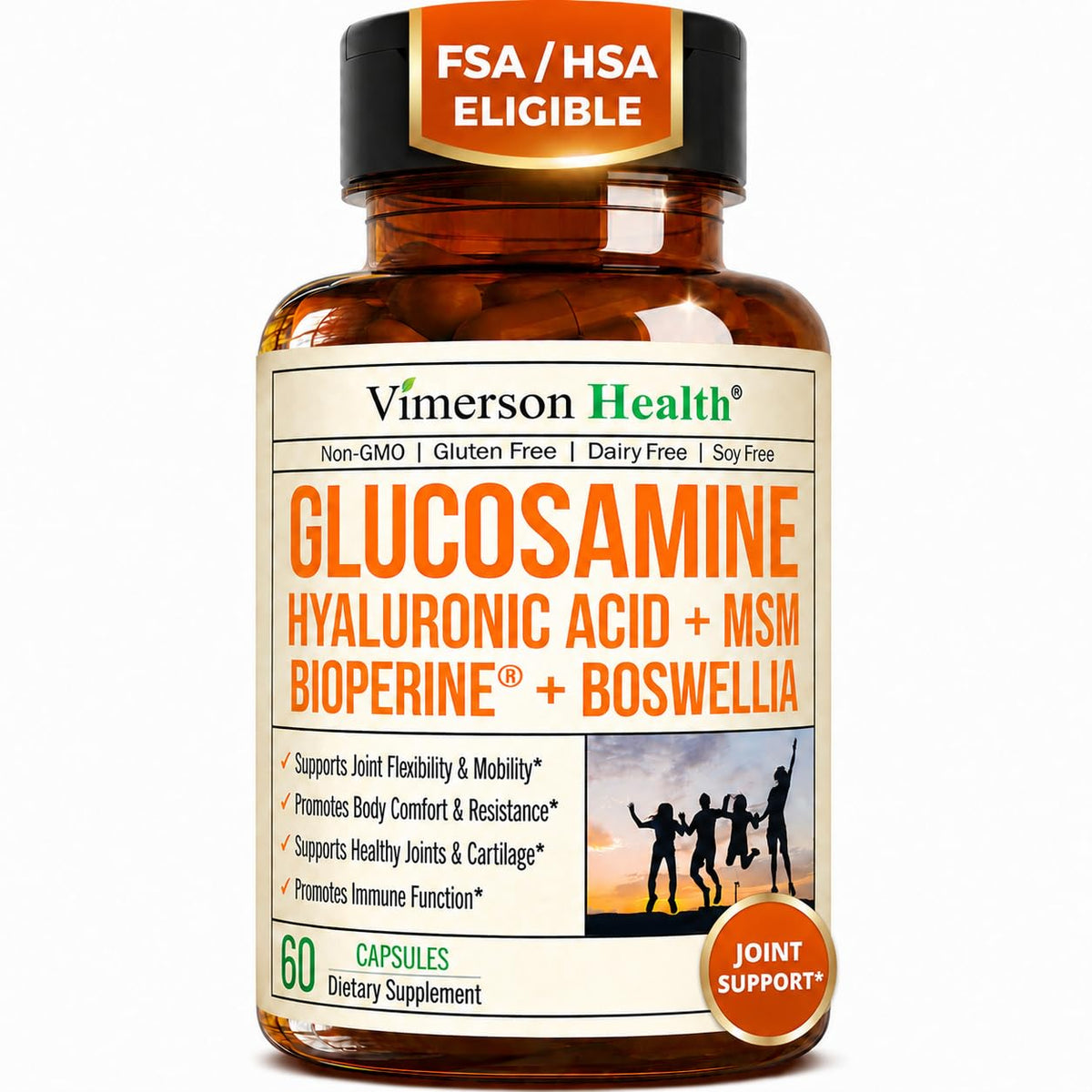 Glucosamine Sulfate 1000mg Joint Supplement 60 Caps J263983