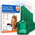 Waterproof Topical Flea & Tick Preventative for Cats, 6 Doses D280130